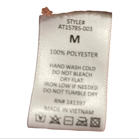 Astr the label short sleeve front twist top blouse size medium elastic waist - Picture 12 of 12